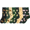 qisin – chaussettes en coton pour femme, style japonais, harajuku, motif chien de dessin animé, mignonnes, mode hipster, skateboard, art animal