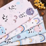 Tissu en coton pour bricolage, patchwork, quilting, vêtements Fat Quarter Tecido, Tilda, tissus de draps pour bébé, Bear Hot Air Bal