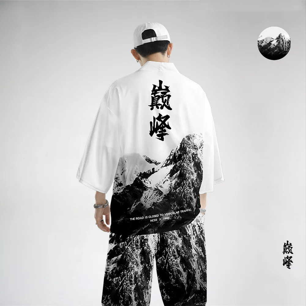 vêtements traditionnels japonais pour hommes, pantalon kimono rétro, mode asiatique, trempée tang harajuku hanfu vêtements traditionnels japonais pour hommes, pantalon kimono rétro, mode asiatique, trempée tang harajuku hanfu