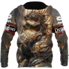 sweat à capuche unisexe imprimé dragon en 3d pour hommes, pull décontracté avec fermeture éclair, streetwear, swadera hombre, dw0519