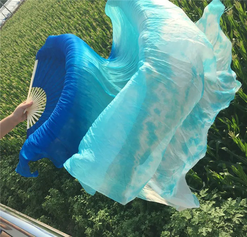 1 paire (1l + 1r) femmes 100% vraie soie danse orientale ventilateur voiles coloré dégradé scène danse soie fans danse du ventre accessoires ventilateur 1 paire (1l + 1r) femmes 100% vraie soie danse orientale ventilateur voiles coloré dégradé scène danse soie fans danse du ventre accessoires ventilateur