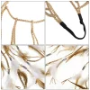 awaytr boho plume bandeau coiffure mode ajuster plume bandeaux bandeau dames cheveux accessoires pour festival fête