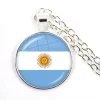 collier national feel pour femmes et filles, corée, serbie, russie, slovénie, argentine, États unis, turquie, espagne, pendentif restica, bijoux