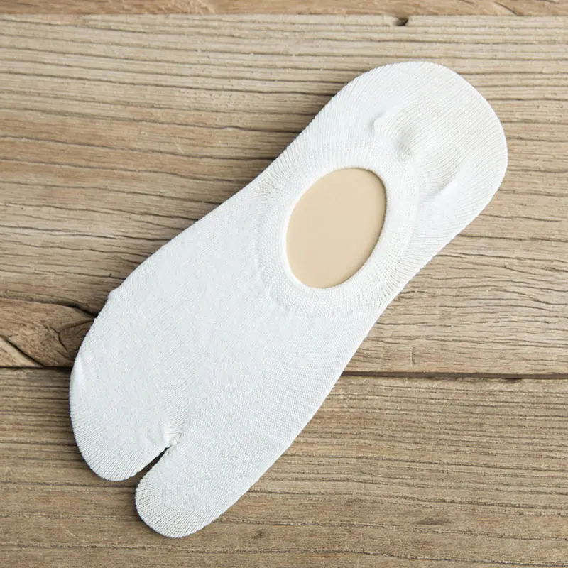 chaussettes d'été en coton peigné à deux doigts pour hommes et femmes, respirantes, antidérapantes, invisibles, basses, bateau chaussettes d'été en coton peigné à deux doigts pour hommes et femmes, respirantes, antidérapantes, invisibles, basses, bateau