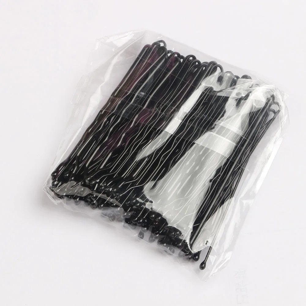 Épingles à cheveux pour femmes, 4 couleurs, 5cm, 50 pièces, pinces à cheveux bouclées, accessoires de coiffure Épingles à cheveux pour femmes, 4 couleurs, 5cm, 50 pièces, pinces à cheveux bouclées, accessoires de coiffure