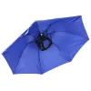 parapluie à 3 plis pour hommes et femmes, grande tête de 95cm, anti uv, anti pluie, pour voyage en plein air, pêche, chapeau