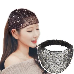 Bandeau à larges bords en perles coréennes pour femmes, couvre-cheveux, artefact pour femmes, bandage en maille, bandeau de sauna grenadine, turban de lavage, vêtements de sauna Bandeau à larges bords en perles coréennes pour femmes, couvre-cheveux, artefact pour femmes, bandage en maille, bandeau de sauna grenadine, turban de lavage, vêtements de sauna