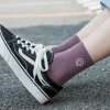 chaussettes de dessin animé visage souriant drôle harajuku femmes kawaii mignon heureux streetwear coton femme chaussette kobieta skarpety femme chaussettes