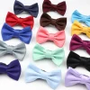 Nœud papillon de bonne qualité pour homme, réglable, noir, rouge, blanc, fête de mariage, Banquet, pour enfants, nouvelle collection