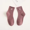 chaussettes de dessin animé visage souriant drôle harajuku femmes kawaii mignon heureux streetwear coton femme chaussette kobieta skarpety femme chaussettes