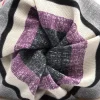 cokk – bonnet en coton pour hommes, turban skullies, couvre chef à rayures, tricot, décontracté