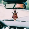 kabaamasks pendentif de miroir de vue arrière de voiture, casque japonais oni, décorations de voiture d'halloween, cadeau