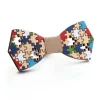 noeud papillon en bois gentleman pour homme, nœuds papillon, document fait à la main, motif, fête, unique, mode