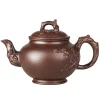 théière de sable violet de grande capacité, tasse de kung fu de ménage, yixing zhu ni, pot de fleur de prunier, grande théière, bouilloire en céramique