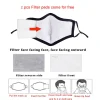 masque facial coréen en coton, masque anti poussière, respirateur avec filtre à charbon actif, lunettes kpop noires, masque sur la bouche