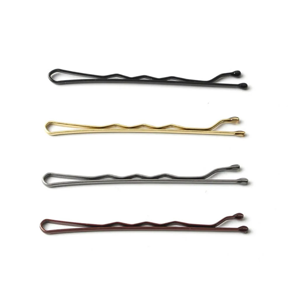 Épingles à cheveux pour femmes, 4 couleurs, 5cm, 50 pièces, pinces à cheveux bouclées, accessoires de coiffure Épingles à cheveux pour femmes, 4 couleurs, 5cm, 50 pièces, pinces à cheveux bouclées, accessoires de coiffure