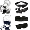 Anime JJK Gojo Satoru bandeau Cosplay accessoires masque pour les yeux lunettes Anime JJK Gojo Satoru bandeau Cosplay accessoires masque pour les yeux lunettes