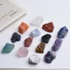 cristaux minéraux de quartz brut naturel, cristaux de forme irrégulière, roche brute, pierre de guérison reiki, décoration de la maison
