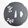 protection tsuba en acier pour épée de samouraï japonais, accessoire katana wakizashi