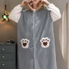 peignoir chaud à manches longues pour hommes, kimono en velours épais, vêtements de maison, pijama hombre, cardigan, robe design, 1 pièce