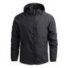 veste de randonnée à capuche pour homme, coupe vent imperméable, manteau d'hiver décontracté, cape militaire tactique, techwear, 2022