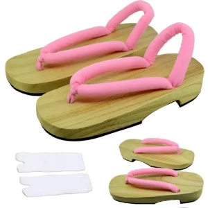 Anime japonais Demon Slayer Kimetsu No Yaiba Cosplay accessoire Kamado Nezuko Cosplay sabots Kimono tongs Geta pantoufles chaussures Anime japonais Demon Slayer Kimetsu No Yaiba Cosplay accessoire Kamado Nezuko Cosplay sabots Kimono tongs Geta pantoufles chaussures