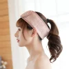 bandeau de maquillage réglable pour femmes et filles, bandeau de sauna pour le lavage du visage, bandes de cheveux pour le visage spa, turban en éponge douce, accessoires pour cheveux