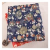 Tissu imitation satin de style japonais, tissu à motifs floraux pour robe de maison en brocart