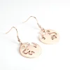 stainless steel fantasy round golden dragon hollow myth head lover perfect drop earrings jewelry for women