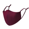 masque buccal réutilisable en coton, couleur unie, rose, noir, anti poussière, unisexe, coupe vent, filtre en tissu lavable
