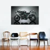 affiches d'art murales modernes kawasaki ninja h2r, images de moto imprimées, peintures sur toile pour décor de salon