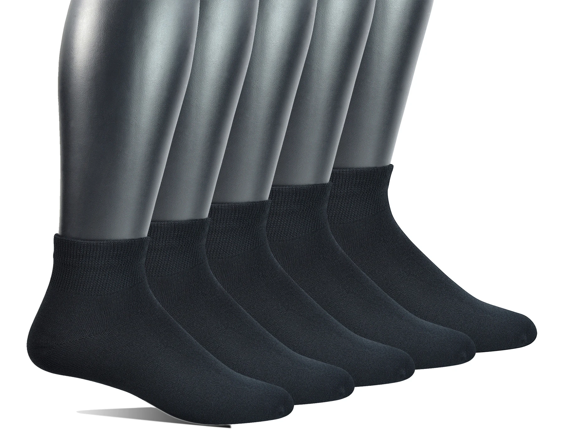 Chaussettes pour hommes 5 paires de chaussettes en bambou sans liaison en tricot plat pour diabétiques/habillées avec bout sans couture (grands et grands disponibles) Chaussettes pour hommes 5 paires de chaussettes en bambou sans liaison en tricot plat pour diabétiques/habillées avec bout sans couture (grands et grands disponibles)