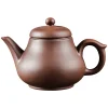 yixing théière en argile violette, théière de grande capacité, pot unique avec filtre intégré en acier inoxydable, service à thé kungfu domestique