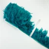 ruban à franges en plumes de dinde colorées, garnitures de plumes moelleuses pour travaux grossier, décoration de couture artisanale, accessoires de jupe en plumes