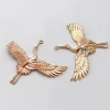 6 paires de grues coulées en laiton, décoration d’oiseaux de haute qualité, couleur argent or pour accessoires artisanaux 6 paires de grues coulées en laiton, décoration d’oiseaux de haute qualité, couleur argent or pour accessoires artisanaux