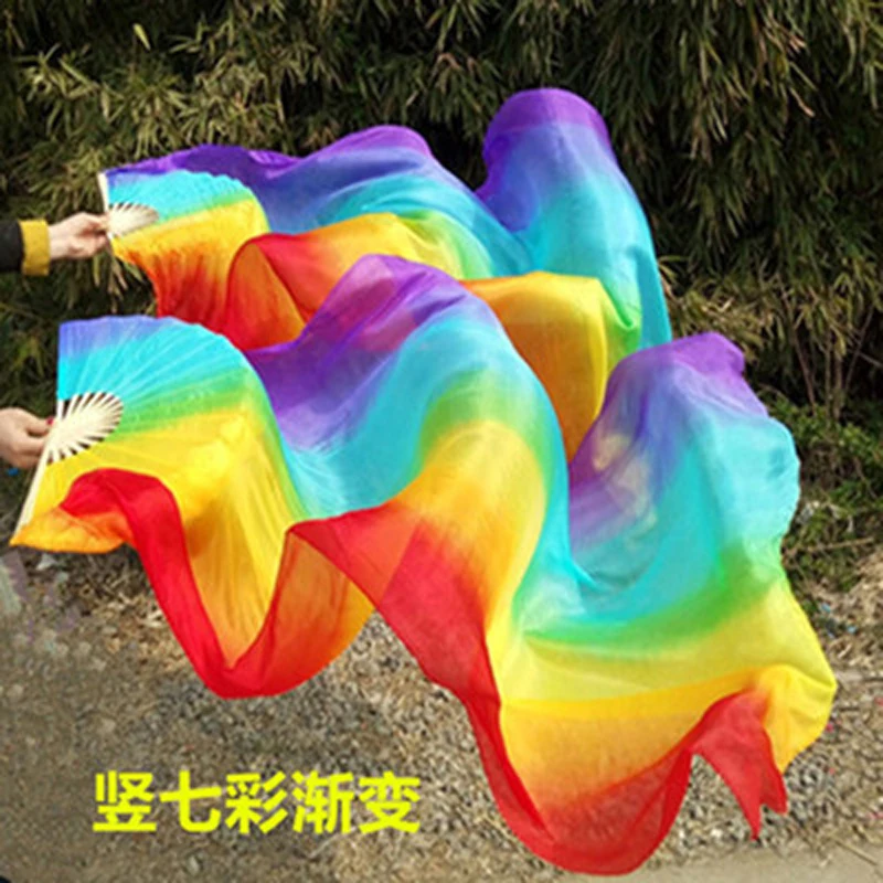 1 paire (1l + 1r) femmes 100% vraie soie danse orientale ventilateur voiles coloré dégradé scène danse soie fans danse du ventre accessoires ventilateur 1 paire (1l + 1r) femmes 100% vraie soie danse orientale ventilateur voiles coloré dégradé scène danse soie fans danse du ventre accessoires ventilateur