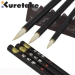 ZIG Kuretake – pinceau de calligraphie aquarelle en bambou, pointe en laine et poils de cerf, japon ZIG Kuretake – pinceau de calligraphie aquarelle en bambou, pointe en laine et poils de cerf, japon