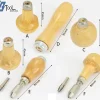 7gtool bois poire forme Graver poignée bijoutiers gravure bancs outil 7gtool bois poire forme Graver poignée bijoutiers gravure bancs outil