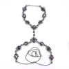 2025 nouvelle mode grande chaîne de taille en verre chaînes de corps collier bijoux femmes déclaration indienne longue cristal strass collier