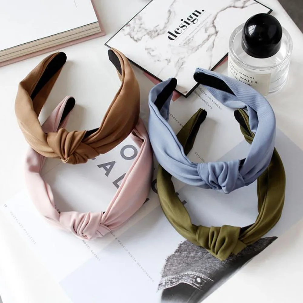 Mode femmes bandeau bandeau solide chapeaux classique filles cheveux accessoires bricolage Turban bandeau cheveux cerceau Mode femmes bandeau bandeau solide chapeaux classique filles cheveux accessoires bricolage Turban bandeau cheveux cerceau