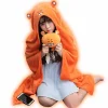 Sankaku – tête Himouto, offre spéciale! Umaru-chan – Cape à capuche en flanelle, Cape de dôme, Costume de Cosplay, peignoir Sankaku – tête Himouto, offre spéciale! Umaru-chan – Cape à capuche en flanelle, Cape de dôme, Costume de Cosplay, peignoir