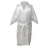 robes kimono en satin pour bébé fille, vêtements de nuit, peignoir de mariage, motif floral