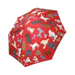 Parapluie caniche en aluminium pour voyage, Compact, coupe-vent, pliable, pour la pluie et le vent, pare-soleil Portable UV