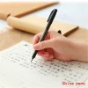 stylo de calligraphie, matériau japonais, brosse en fourrure douce pour signature, mots chinois, papeterie d'apprentissage, fournitures scolaires et de bureau, marqueurs artistiques