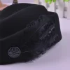 australien chapeaux Élégant laine plume arc hôtesse de l'air blanc femmes de fedora caps formelle dame chapeau royal style domechapeu
