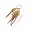 ethnique noir marron plume tresse élastique bandeau de cheveux tribal extension de cheveux femmes boho fête coiffure tribal gitane indien bijoux