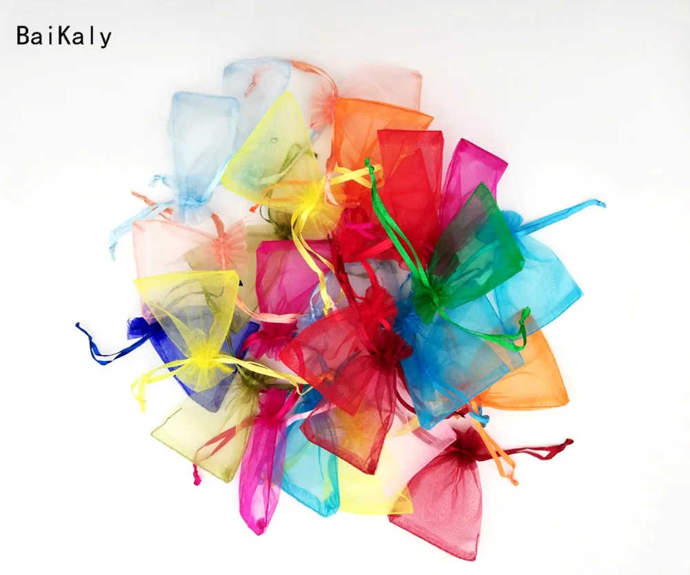 chaud 1000 pcs/lot 5x7 7x9 9x12 10x15 cm cordon organza sac de mariage fête de noël cadeau sacs faveur bijoux emballage sacs pochette chaud 1000 pcs/lot 5x7 7x9 9x12 10x15 cm cordon organza sac de mariage fête de noël cadeau sacs faveur bijoux emballage sacs pochette