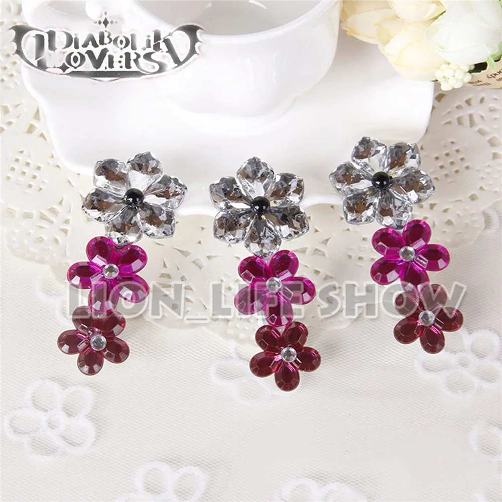 diabolik lovers pince à cheveux cosplay komori yui, épingle à cheveux mignonne, faite à la main, 1pc diabolik lovers pince à cheveux cosplay komori yui, épingle à cheveux mignonne, faite à la main, 1pc