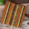 tissu à coudre japonais bon marché, étoffe en coton bronze nigérian imprimé par demi mètre pour nappe ou décoration de fond tj6058