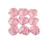 bouquet de roses en satin, 10/3.5cm, 35mm, ruban, fausses fleurs, pour un mariage, pour décorer la maison